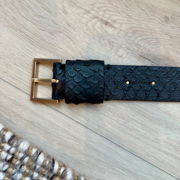 All Saints Snake Belt *Genuine Leather* XL - Picture 10 of 10